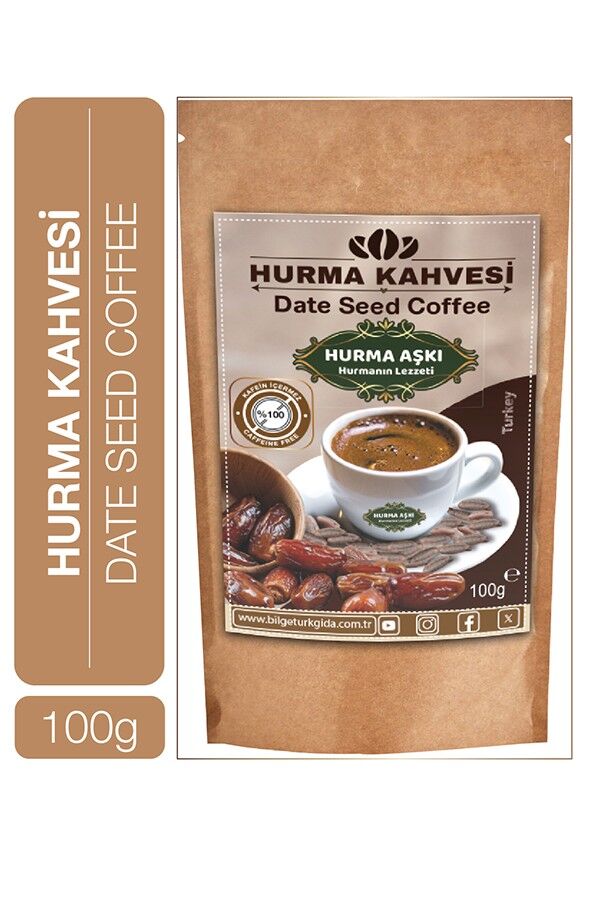 Hurma Kahvesi – Kafeinsiz, Doğal ve Sağlıklı Kahve Alternatifi - 100 Gr