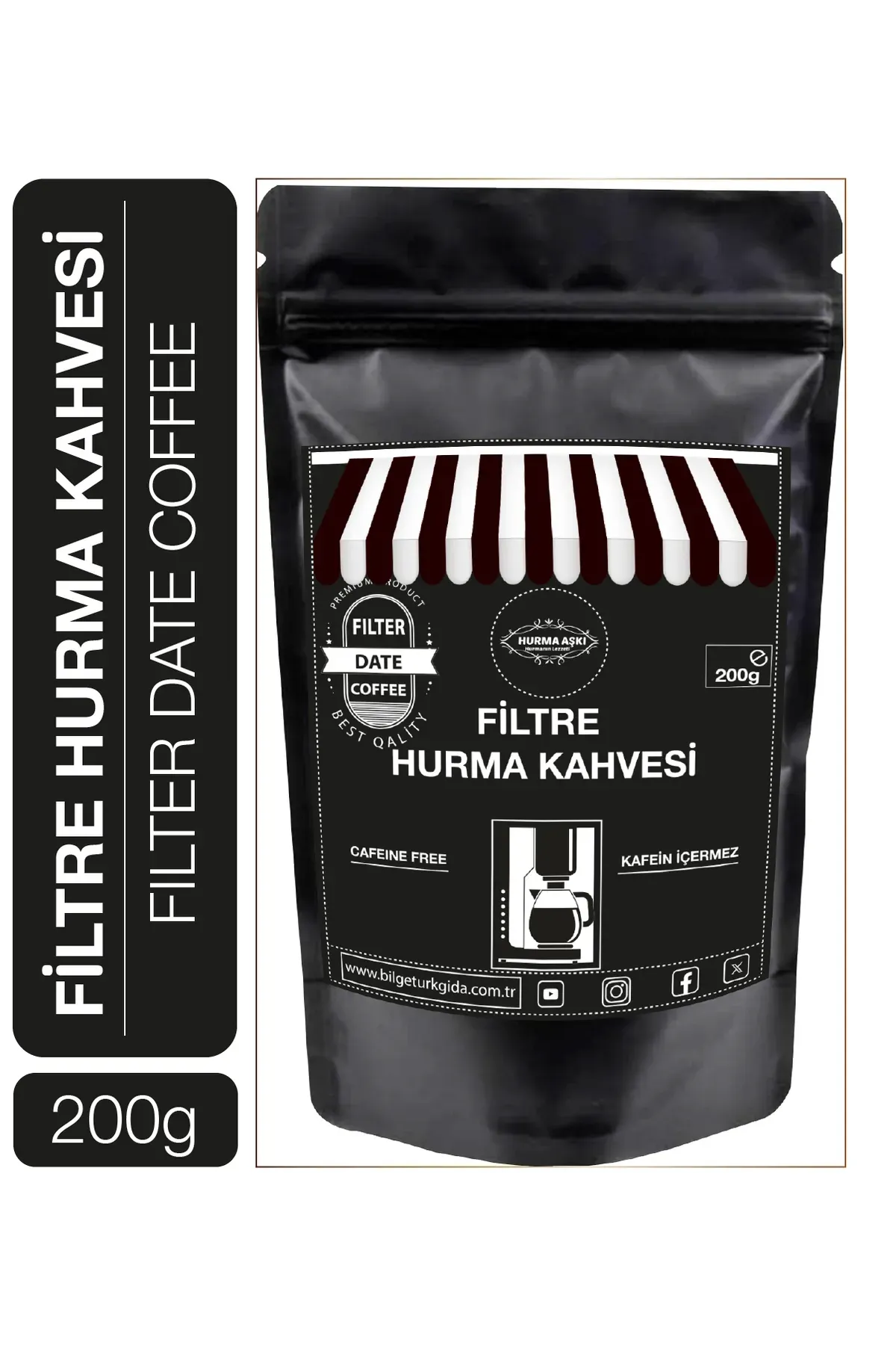 Filtre Hurma Kahvesi - 200 Gr