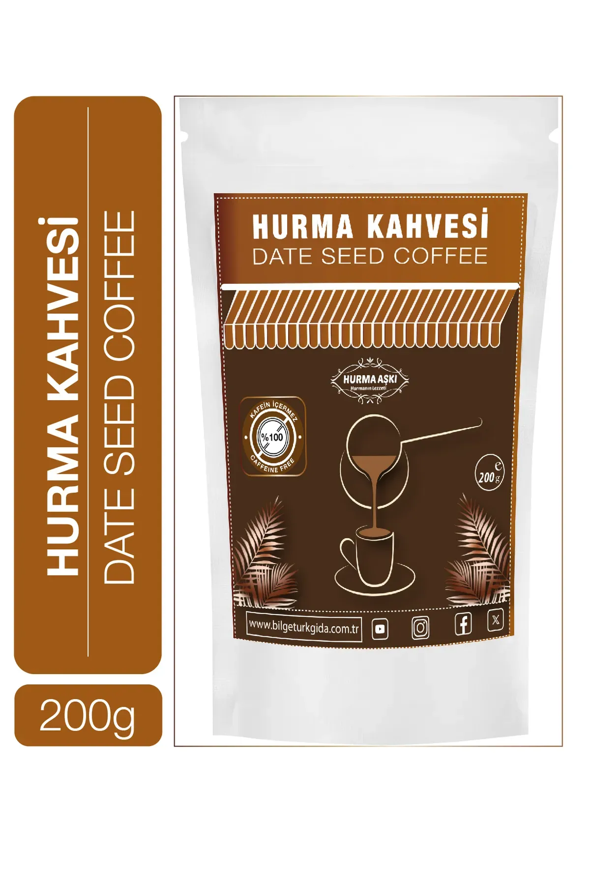 Doğal Katkısız Hurma Kahvesi - 200 Gr