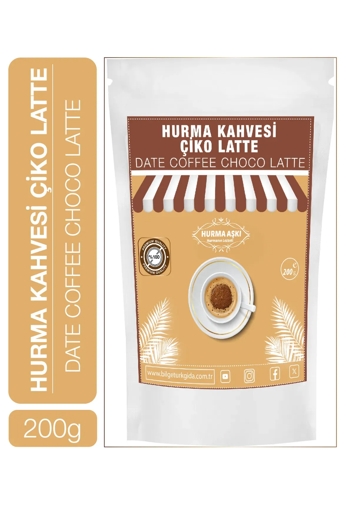 Hurma Kahvesi Çiko Latte - 200 Gr