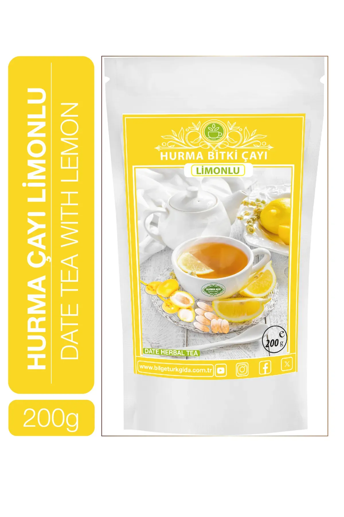 Limonlu Hurma Çayı - 200 Gr