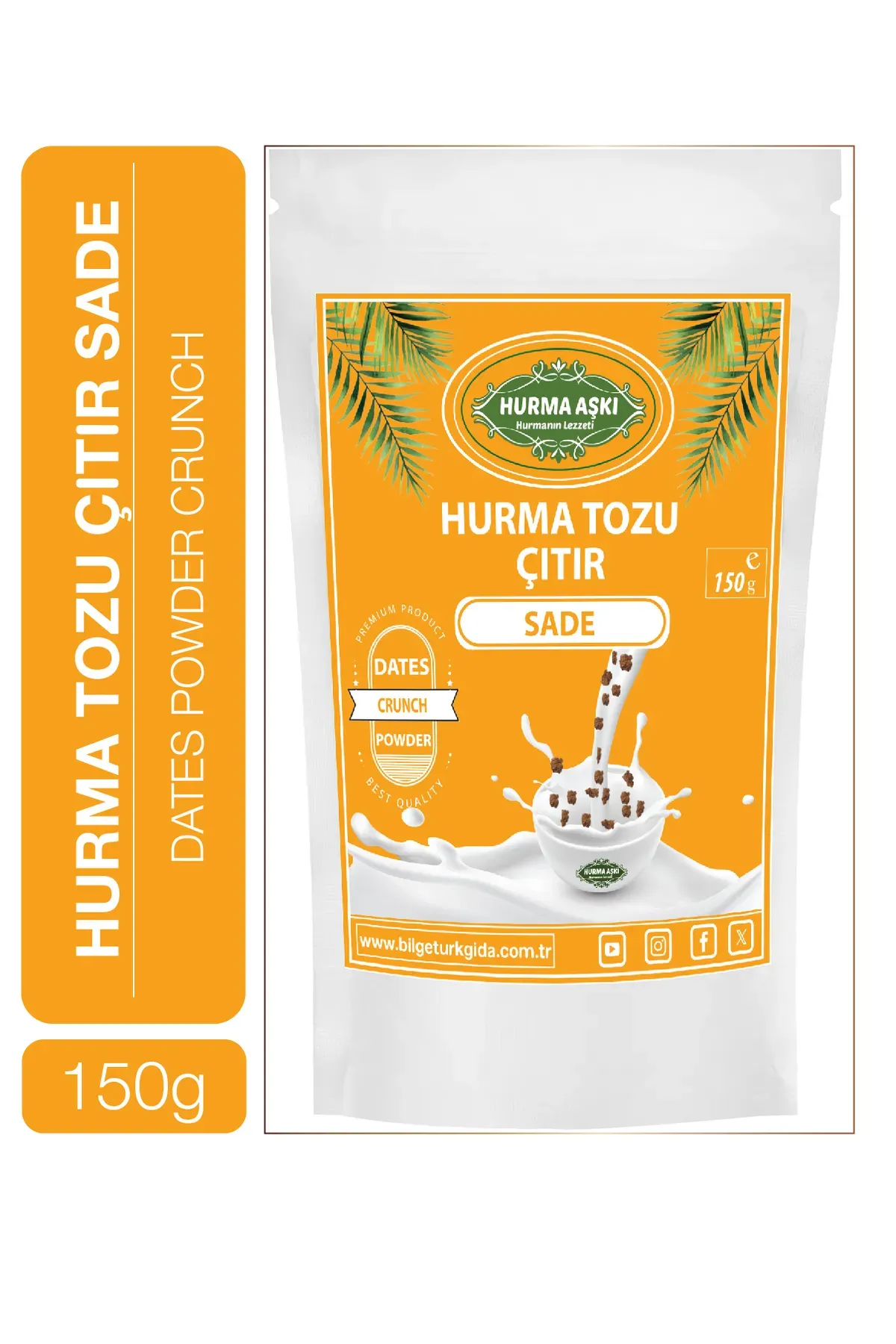 Çıtır Hurma – Katkısız ve Doğal Hurmadan Fırınlanmış Atıştırmalık - 150 Gr