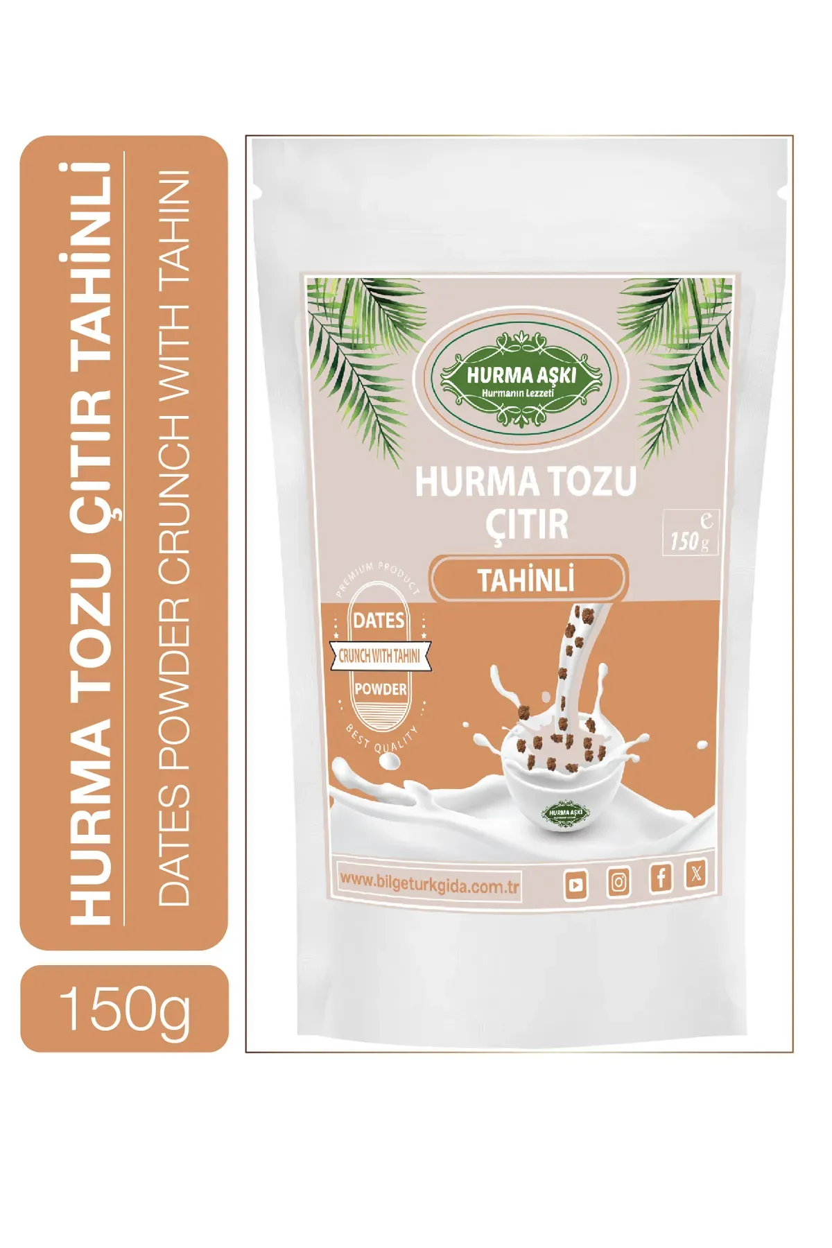 Tahinli Çıtır Hurma – Hurma ve Tahinin Efsane Buluşması - 150 Gr